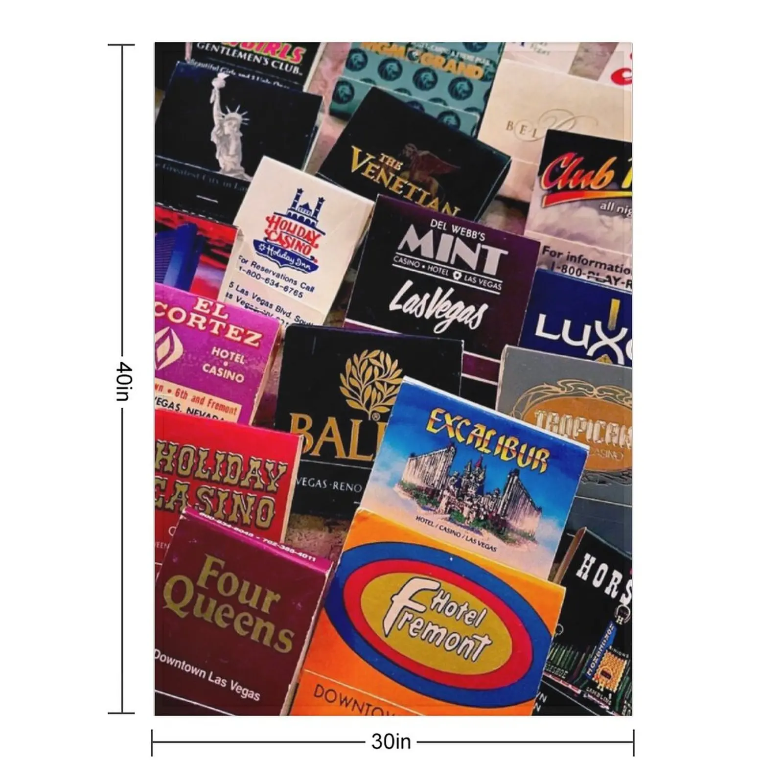 Las Vegas Lights Throw Blanket Beautifuls Bed covers warm for winter Travel cosplay anime Soft Big Blankets