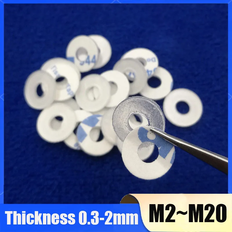 Hard Plastic PVC Transparent Washer M2 M2.5 M3 M4 M5~M20 Single-sided Adhesive Round Flat Pad Insulating Ring Spacer Flat Washer