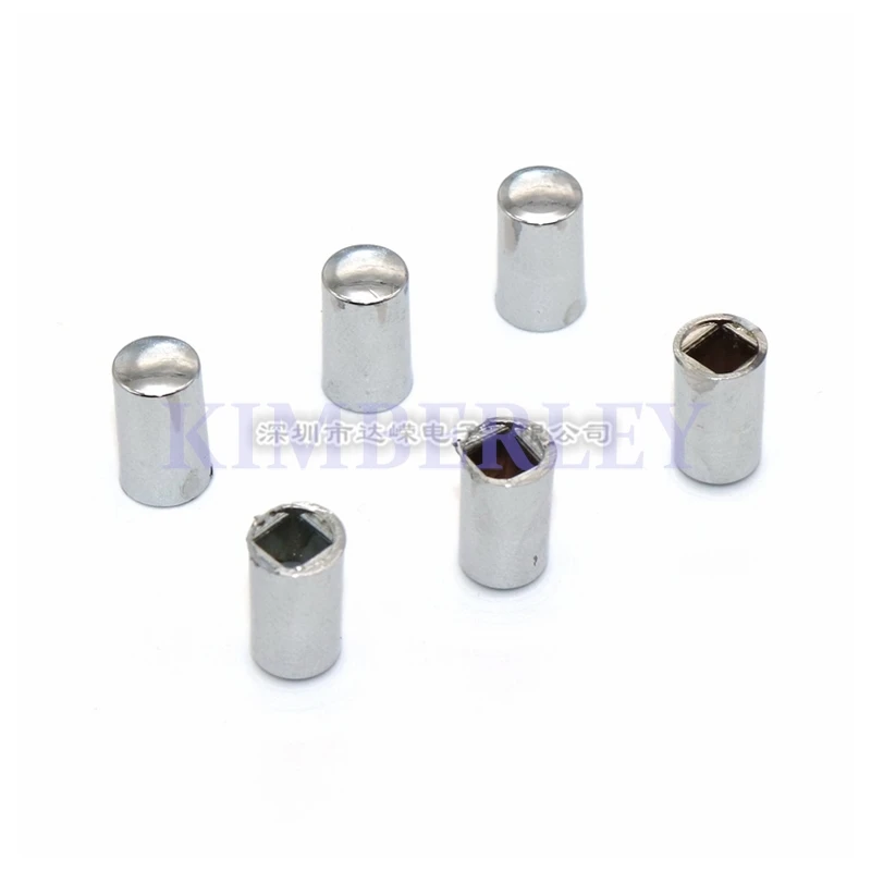 20PCS 6*10MM Tap The Key Power Amplifier Light Touch Button Cap Switch Press And Twist The Plastic Key Electroplating Button Cap