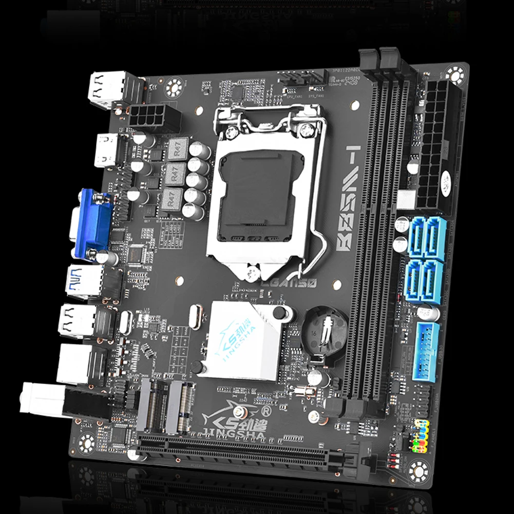 Imagem -04 - Placa-mãe do Computador do pc de Desktop Lga 1150 Nvme M.2 Sata3.0 Usb 30 B85m-i Itx 4ª Geração do Apoio Núcleo i7 i5 i3 B85m-i