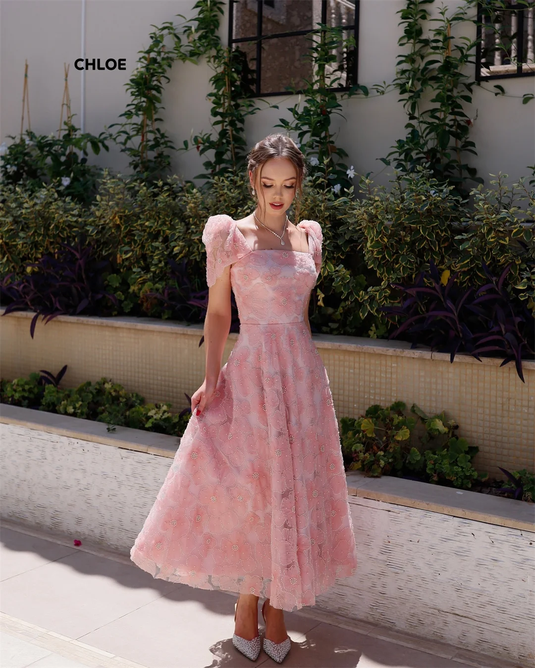 Linha uma elegante vestidos femininos para vestidos de festa de casamento para ocasiões especiais mangas curtas vestido de noite 2025 vestido de baile de luxo