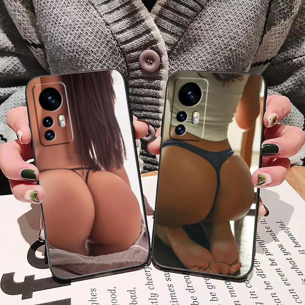 Case For Xiaomi 5 5S 6 6X 5X 10 9 POCO M5 M4 4G X4 F4 X3 M3 F3 GT NFC 5G PRO A3 MAX 3 2 Case Sexy Plump Hips Ass Bikini Girl