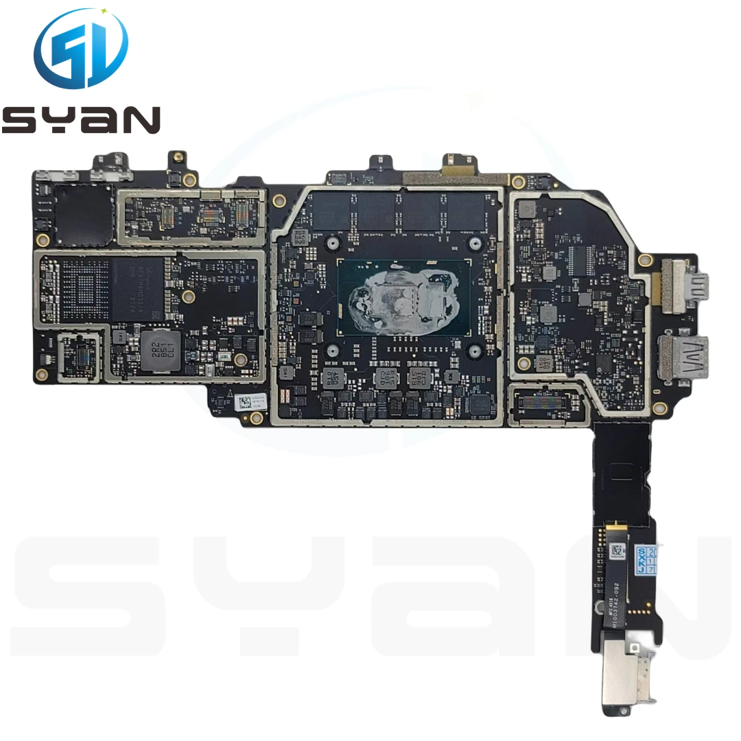 Original i3 i5 i7 4G 8G 16G 128G 256G 512g SSD 1796 logic board for Microsoft Surface Pro 6 motherboard 1796