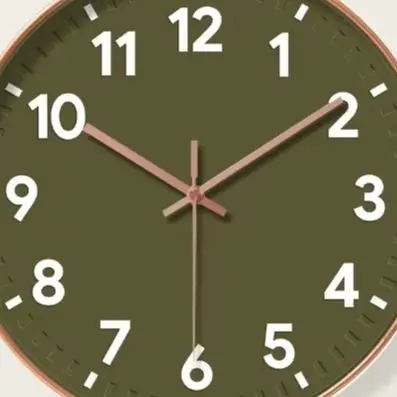 

Home Wall Clock Battery Operated Silent Non-Ticking 30cm Clocks Decorative For Home Bedroom Living-room Kitchen Decor Wall Clock