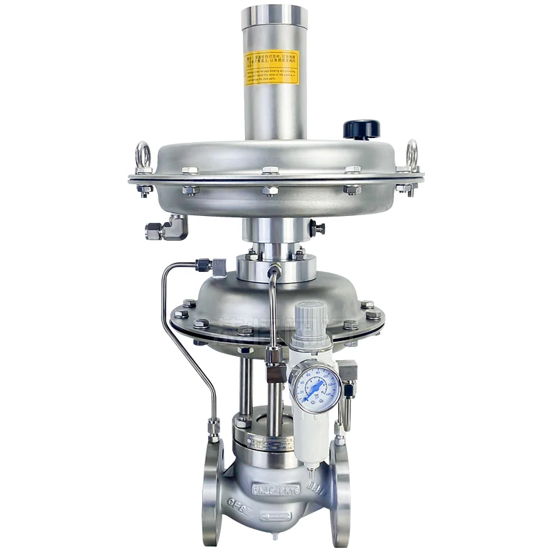 

Valve Nitrogen self-operated micro-pressure regulating valve, nitrogen supply and nitrogen discharge pressure reducing device,
