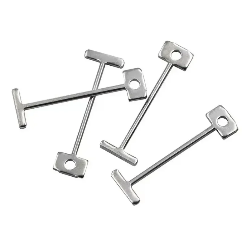 100 Pcs Replacement Steel Needles for Flooring Wall Tile Leveling System Leveler Replaceable Pin Tiling Construction Tools 1.5mm