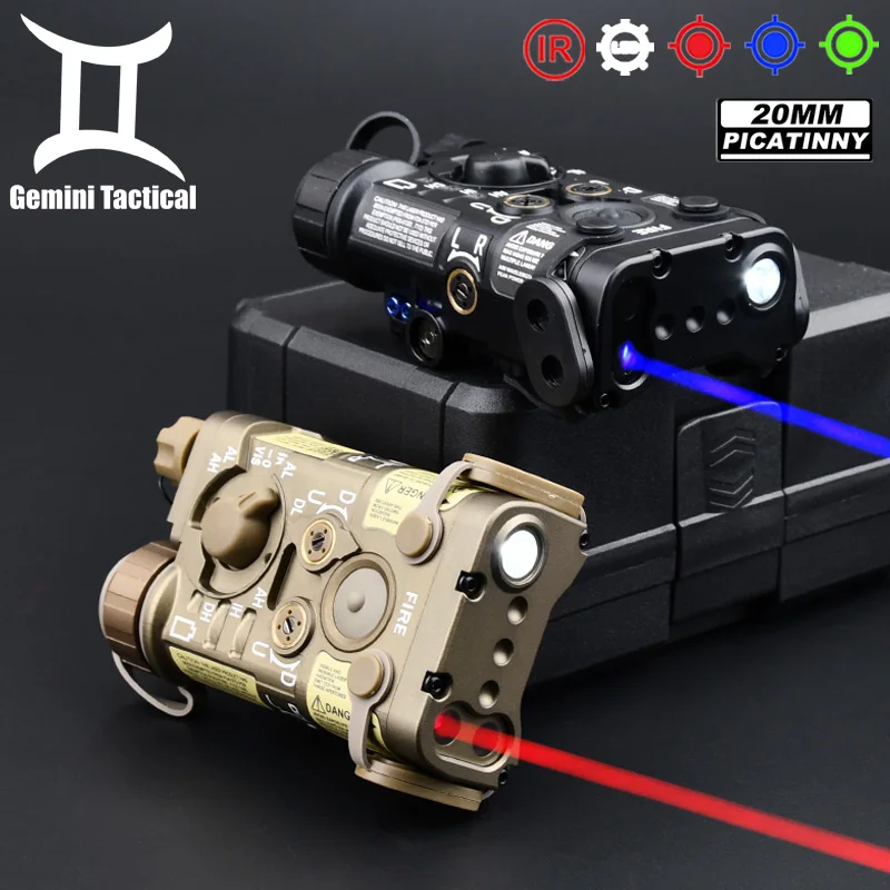 Metal NGAL Indicator WADSN IR Pointer Red Blue Green Dot Laser White LED strobe light Upgrade Hunting Flashlight Fit 20mm rail