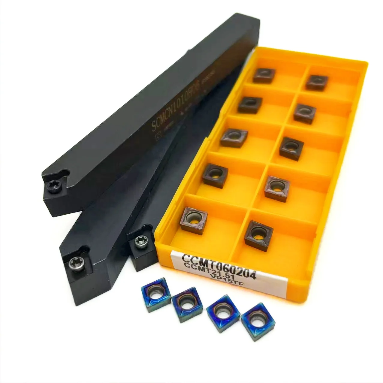 Ccmt060204 Voor SCMCN1212H06-80 SCMCN0808H06-80 SCMCN1010H06-80 Scmcn2020k09 Scmcn Draaigereedschap Houder Ccmt060204 Draaigereedschap