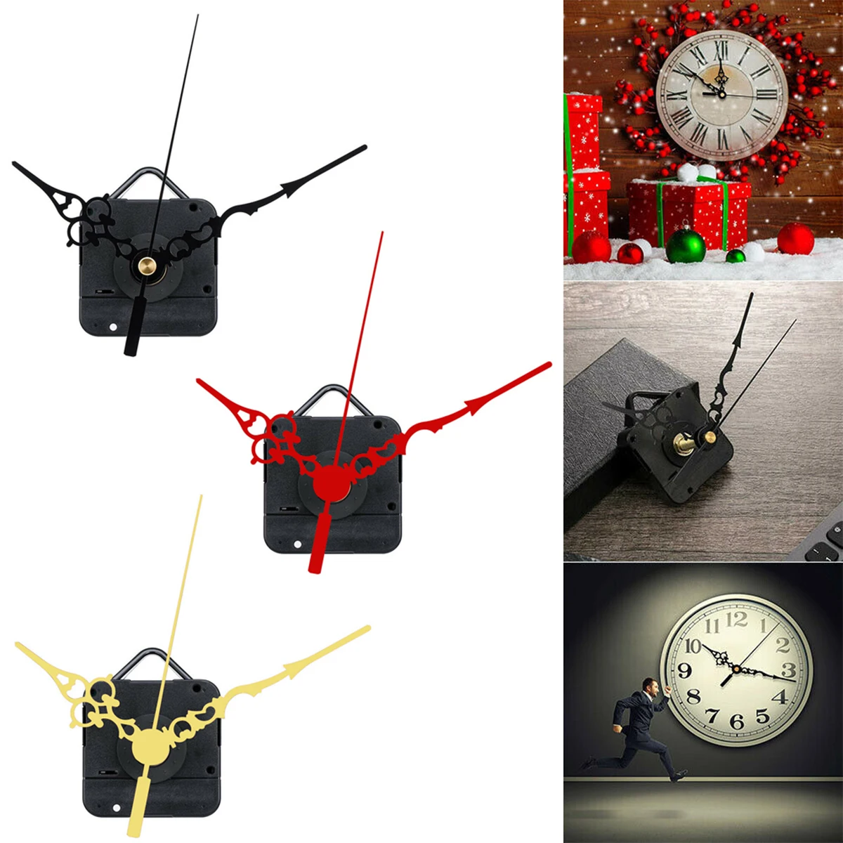 

Boutique Mounted Quartz Clock Wall Clock Movement Creative Cross Stitch Framing DIY Parts Movement Mechanical Replacement Tool