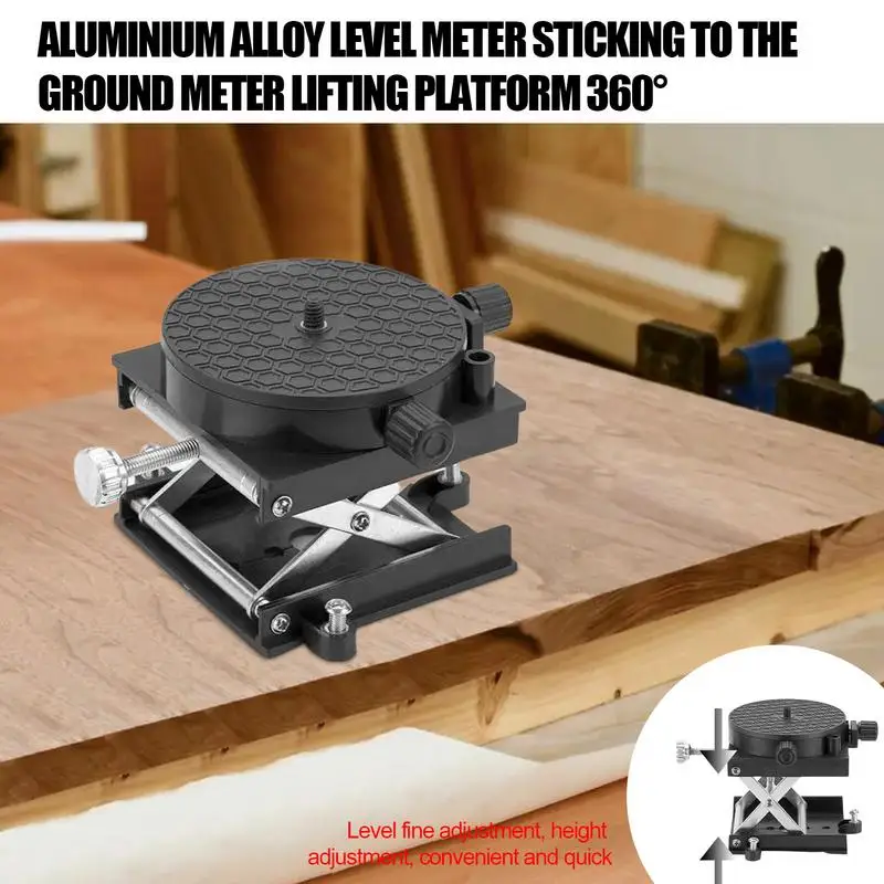 Heftafel Lab Stand Aluminium Legering Laboratoriumsteun Jack Platform Verstelbare Aluminium Lab Lift Standaard Tafel Voor