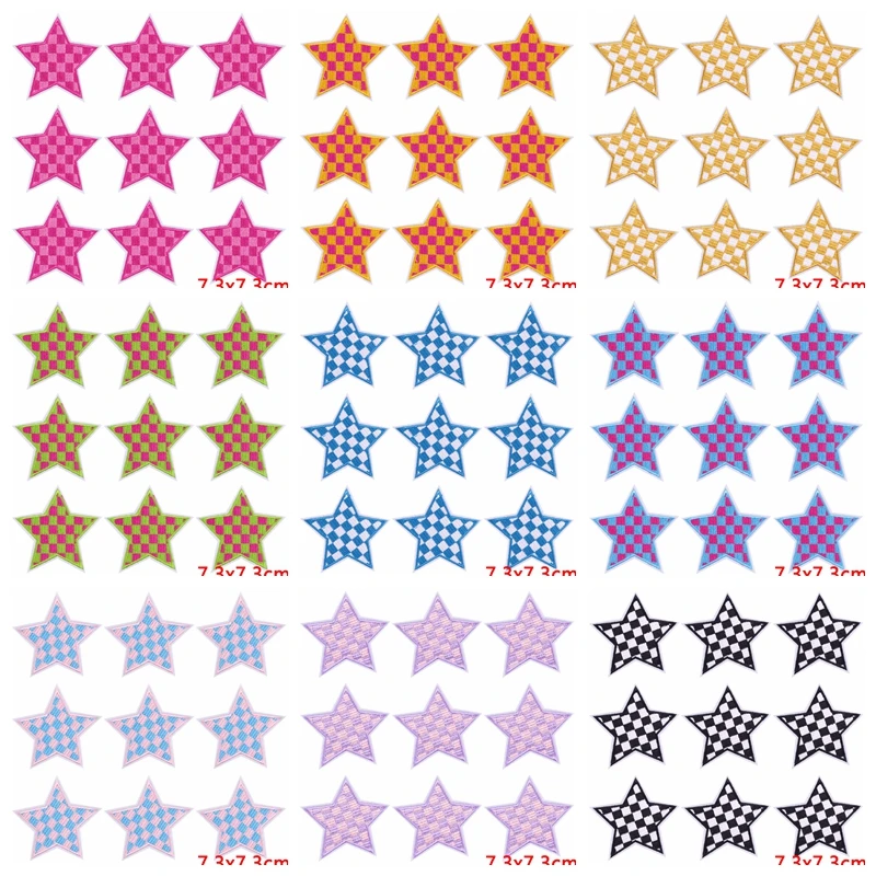Parches bordados letras corazón estrella – Decorativos para ropa - imagen 3