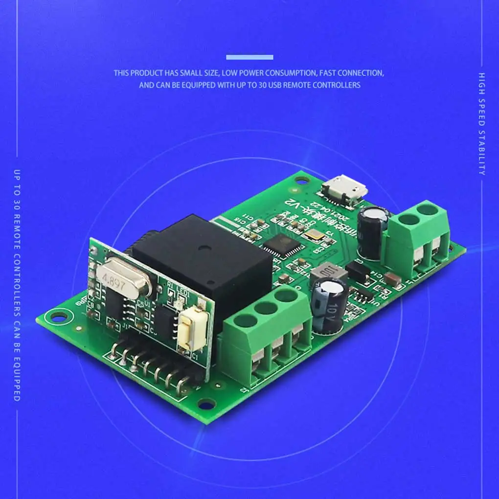 

Door Lamp 2.4Ghz WiFi Control Circuit Board Replacement USB Wireless Controller Module Upgrade Electronic Component Accessory