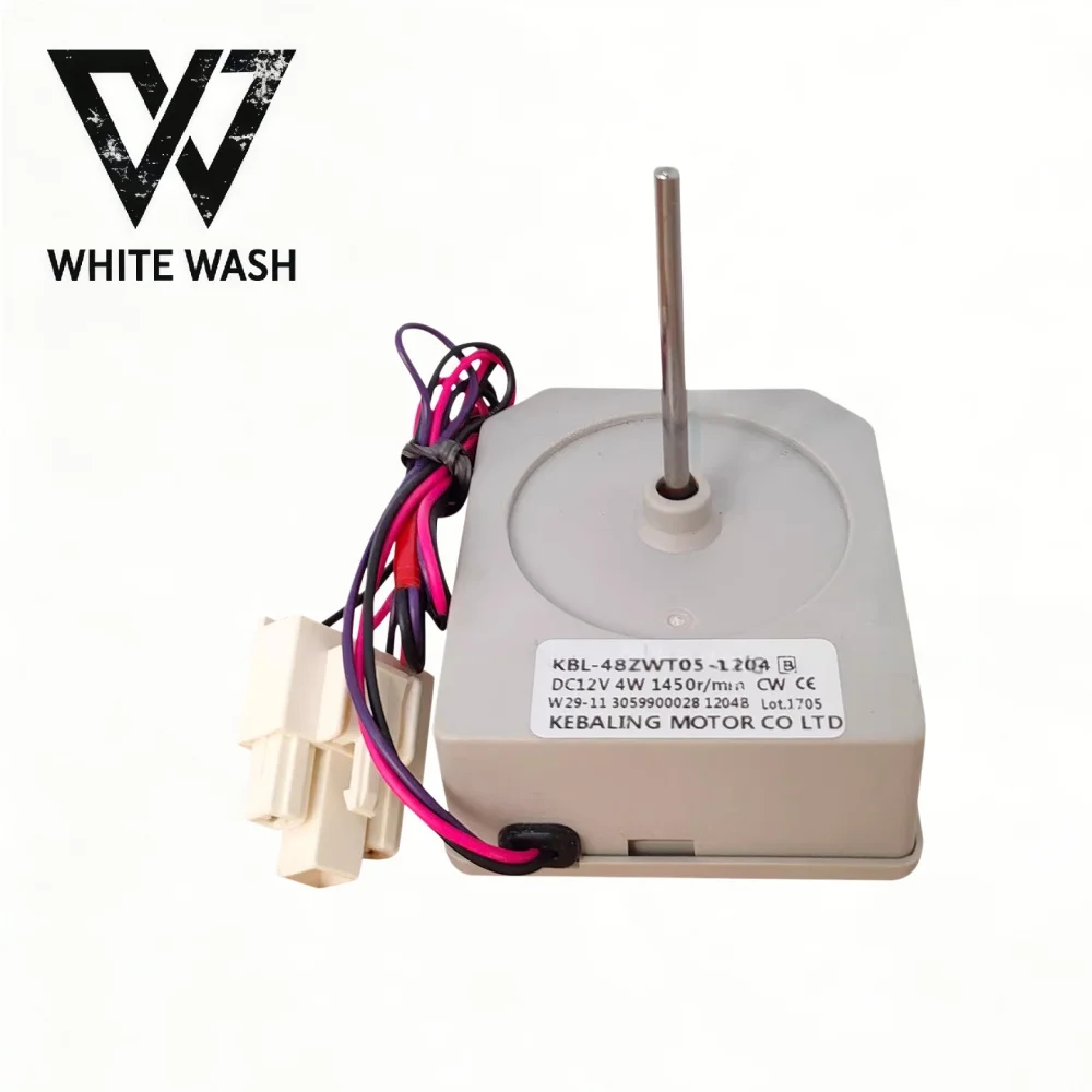 

Refrigerator Motor Fan Compatible with KBL-48ZWT05-1204B Freezer 12V ZSE5202HGA 3059900028 Axle Length 45mm Refrigerator Parts