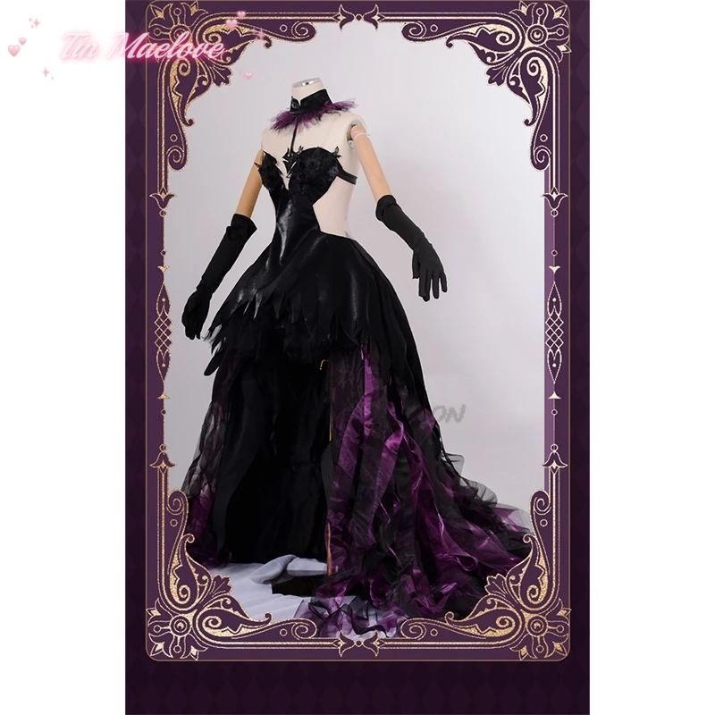 Costume Cosplay de luxe pour femmes, Anime Magical Girl, Puella Magi Madcontempled Magica, SAFzones ura Akemi, robe noire ultraviolette