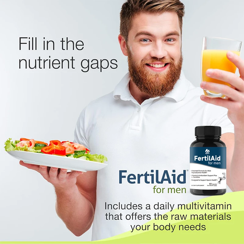 Male fertility and prenatal vitamins, supporting counting and vitality, maca/L-carnitine/coenzyme Q10 targeting fertility