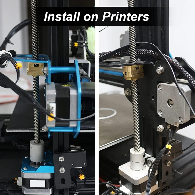 3D Printer Accessories Axis Coupler Dual T8 Lead Screw Upgrade Oldham Coupling Set For Z-Axis BLV Ender3 Oldham Coupling