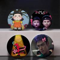 Crazy Cool H-Squid Games-H Badges Button PinsBrooch Creative Funny Quotes Badge Clothes Backpack Jewelry Gift For Kids Friends