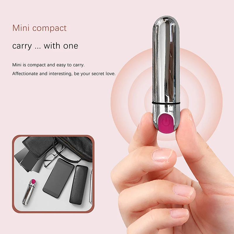 G-Spot رصاصة الهزاز للنساء ألعاب جنسية محمولة سرية صغيرة قوية الرصاص هزاز صغير مقاوم للماء محفز البظر