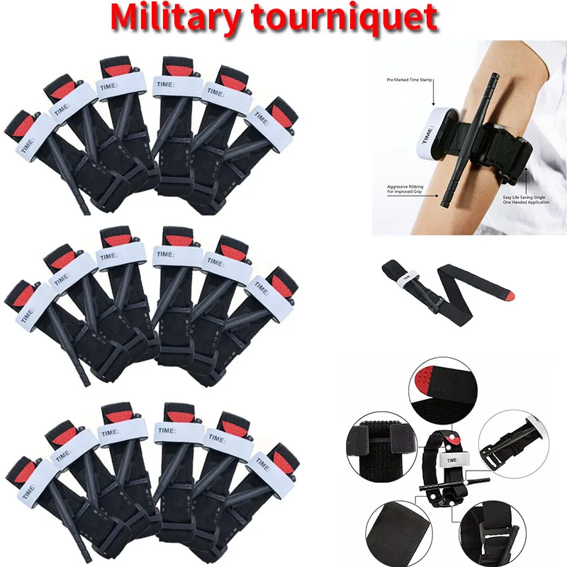 Military tourniquet adventure survival tactical combat application red cutting edge military medical emergency tourniquet