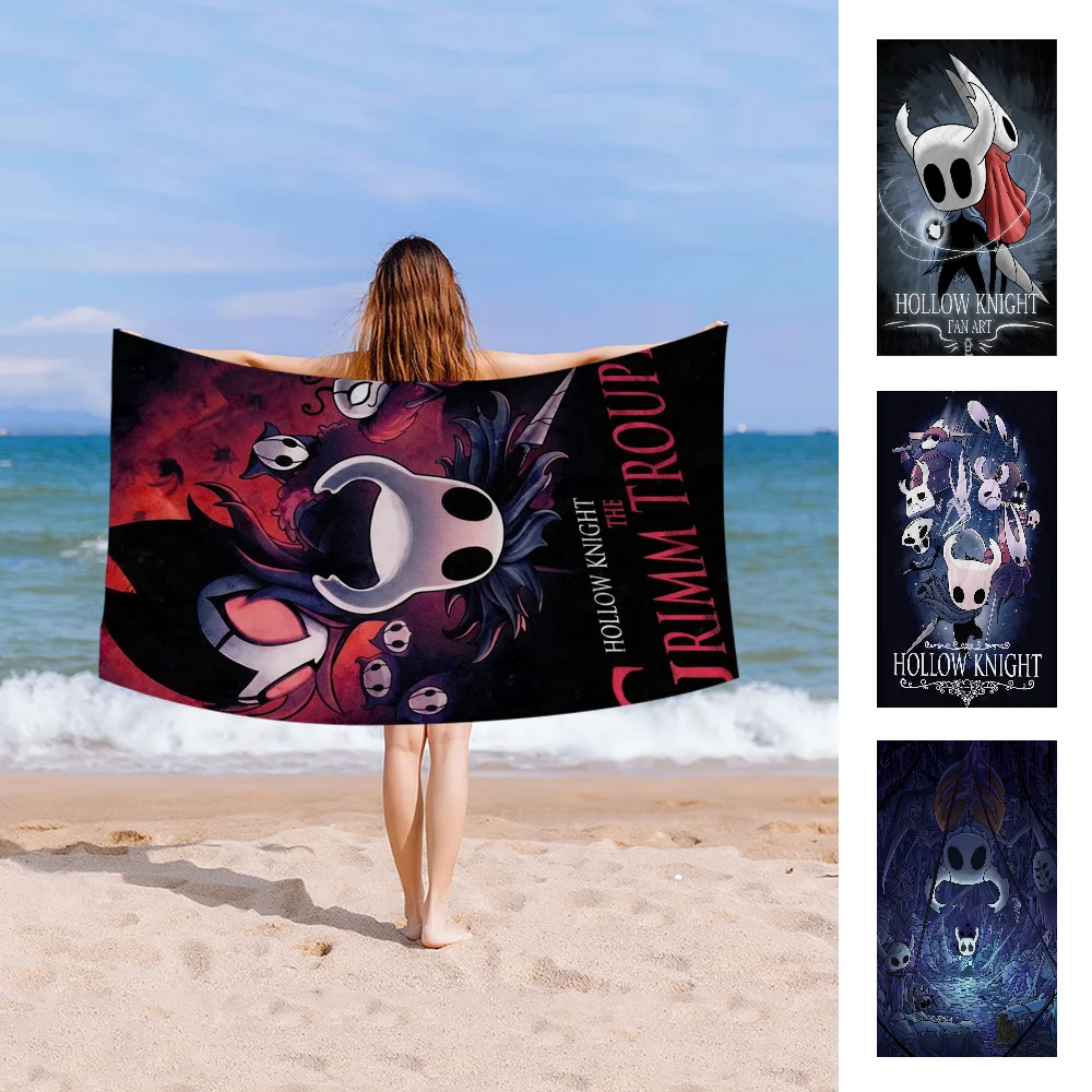 

Game H-Hollow K-Knight Beach Towel Colorful Bath Towels For Girl Microfiber Quick Dry Custom Sand Free Beach Yoga Spa Gym Pool