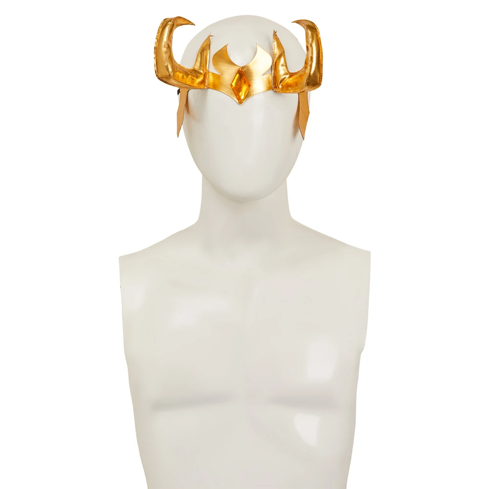 Aature Ius M. Costume de Cosplay de Loki pour Adulte, Accessoires de Déguisement de Carnaval d'Halloween, Cadeau