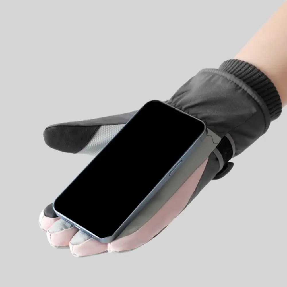 Multifunction Ultralight Winter Ski Gloves Anti-Slip Waterproof Driving Gloves Thicken Full Finger Snowboard Mittens Motorcycle