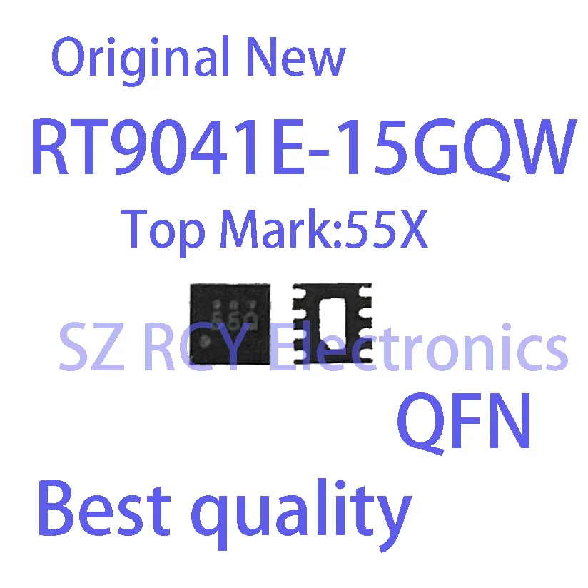 (5 PCS)NEW RT9041E-15GQW RT9041E Top Mark 55X QFN Chipset