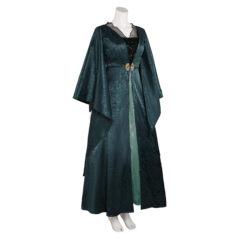 Dragon Helaena Cosplay Robe Dress Costume The Dragon Season 2 Cosplay Cloak Disguise For Women Adult Halloween Carnival Suit