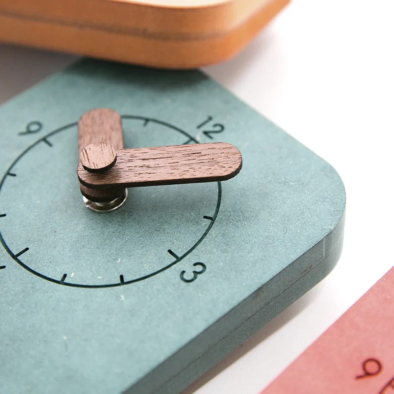 American simple desk clock desk table pendulum clock student bedroom silent bedside wall clock