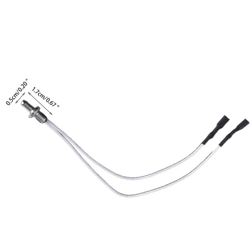 100/110mm impermeável ntc 100k termistor precisão temperatura fio sonda para quebra-gelo, fabricante pão, 918d