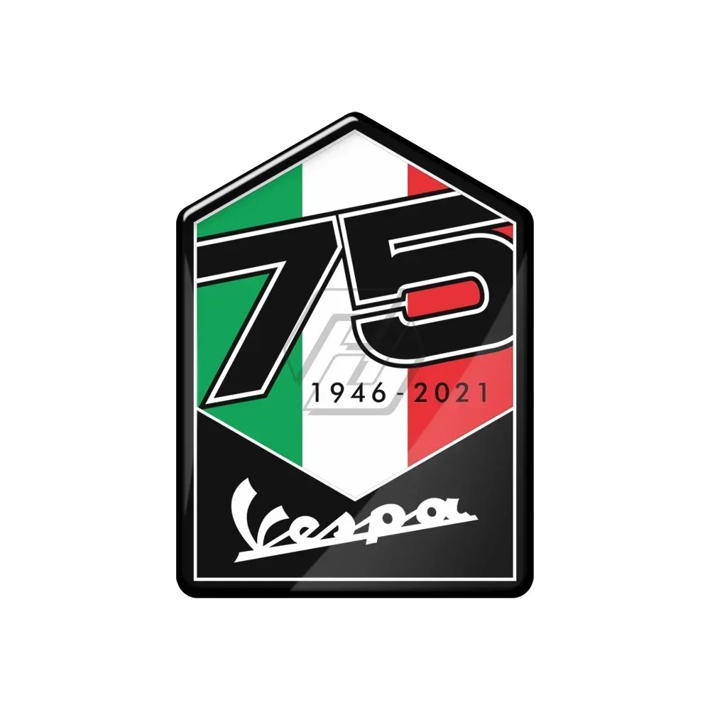 For Vespa GTS Sprint Primavera 50 150 300 250 300ie etc Scooter Accessories 75 Years Young Sticker