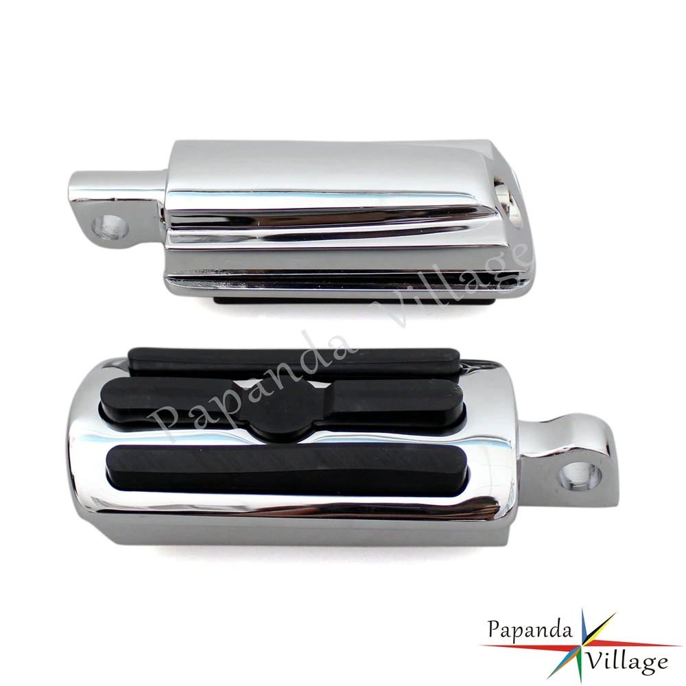2pcs Motorcycle Footrests Foot Peg Pedals Male Footpegs Mount For Harley Dyna Softail Sportster Iron 883 1200 Custom 1984-2018