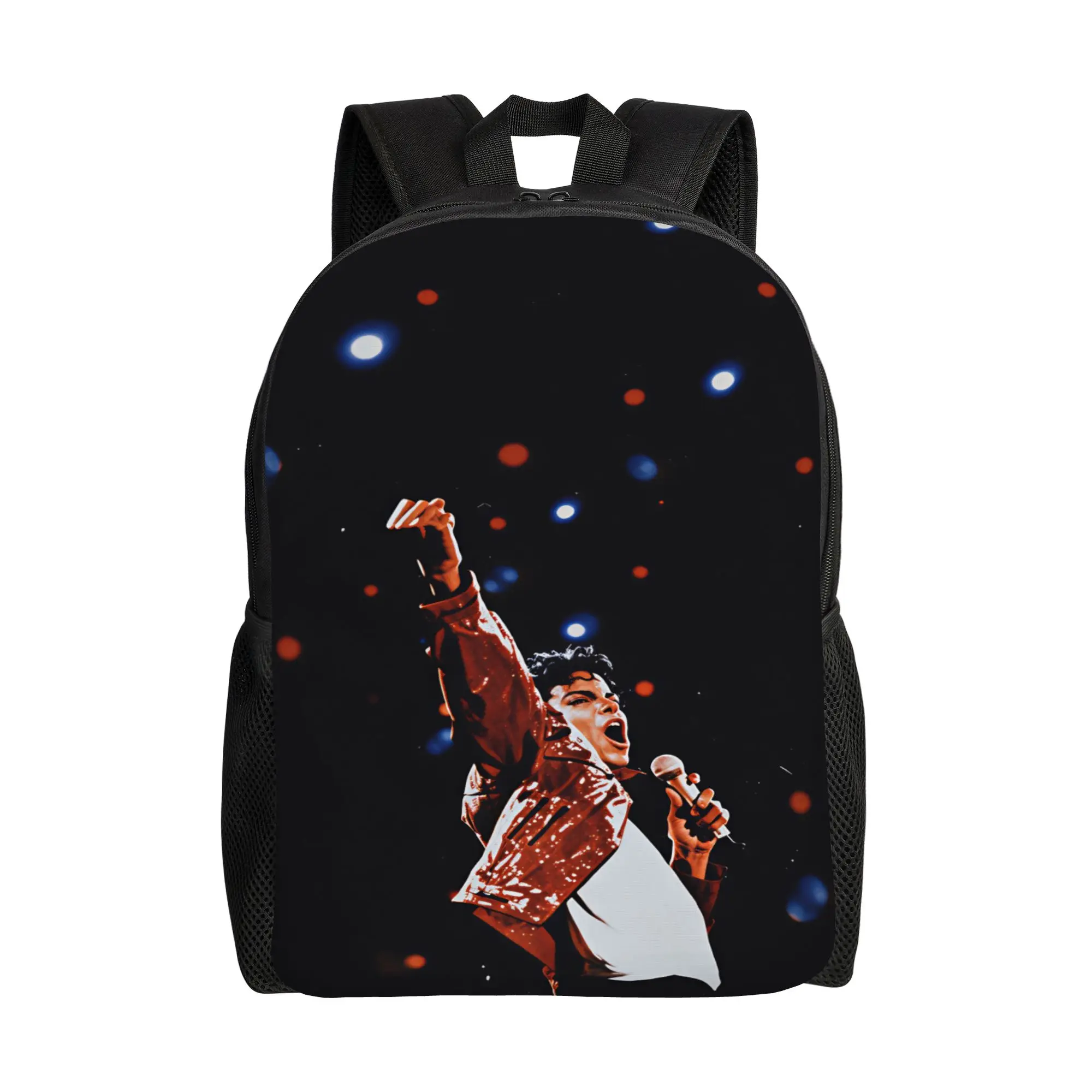 Michael Jackson Backpack  Fashion Backpacks Male Hiking Durable High School Bags Colorful Rucksack