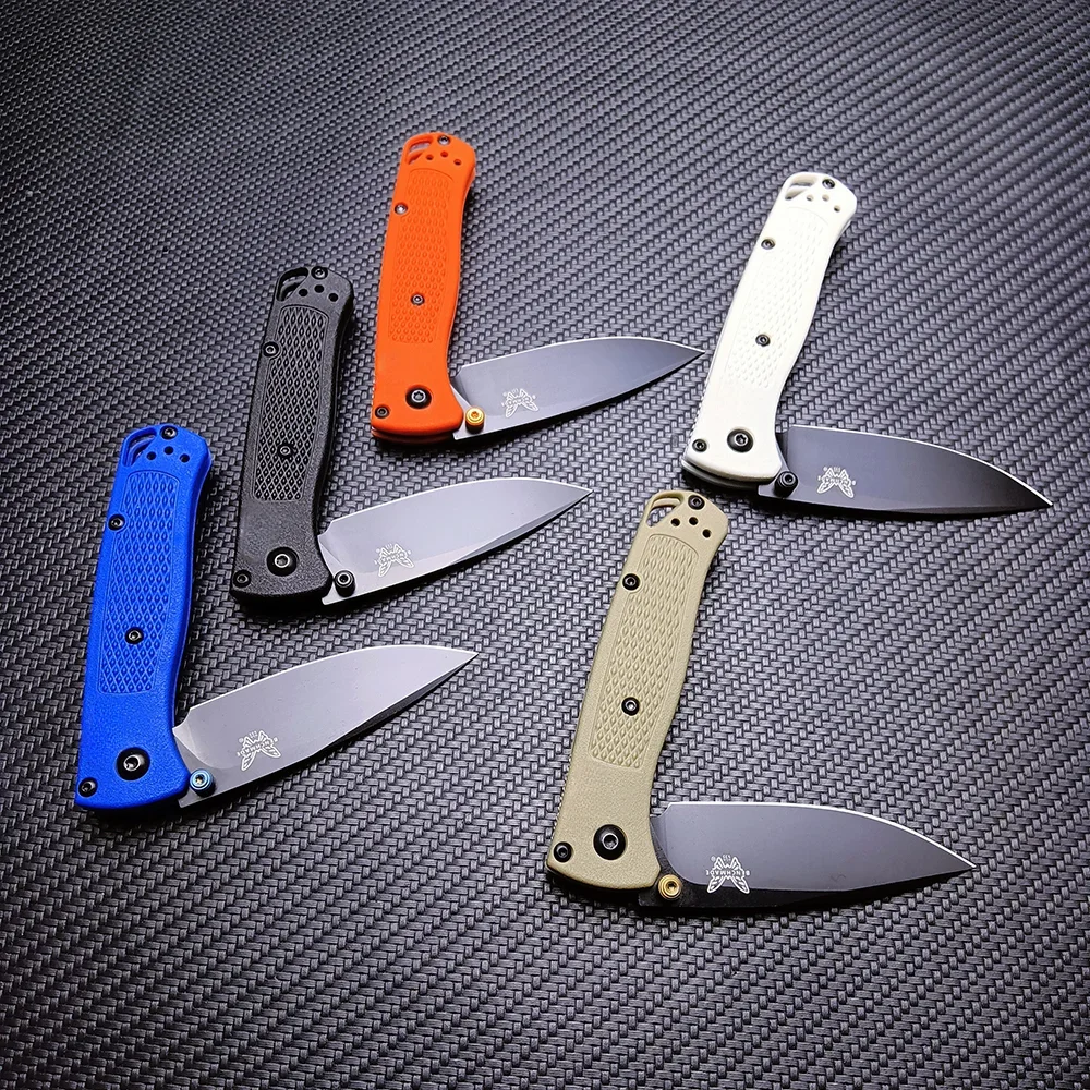 Mini BM 533 Axis Manual Flipper Blade Knife Stainless Steel Hunting Survival Folding Pocket Knife Utility EDC Camping Tools