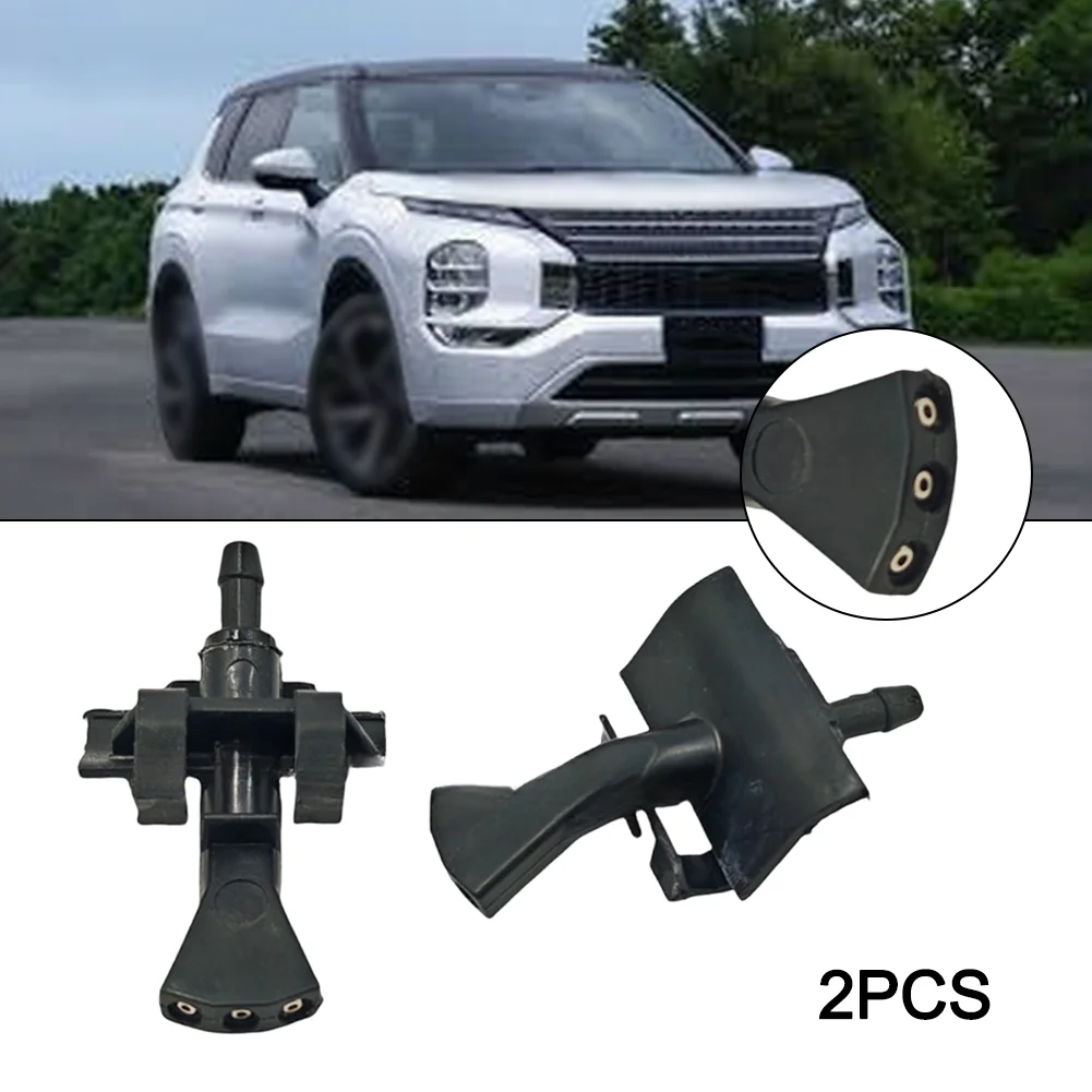 

2 шт. форсунки омывателя лобового стекла 8265A596 для Outlander 2013-2021, насадки для распыления воды, автомобильные аксессуары