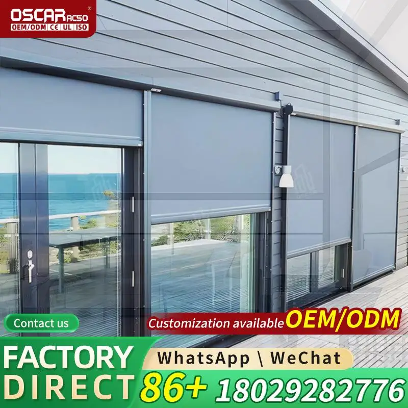 Allseason Tripleglazed Sunroom for Export Allweather Glass Enclosure Patio Sunspace Outdoor Garden Balcony Rolling Blind