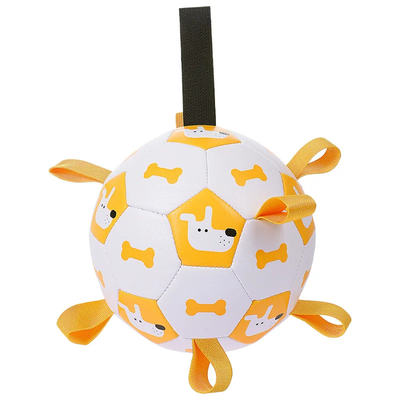Interactive Training Inflatable Football Sound Pet Toy Ball Outdoor For Dog