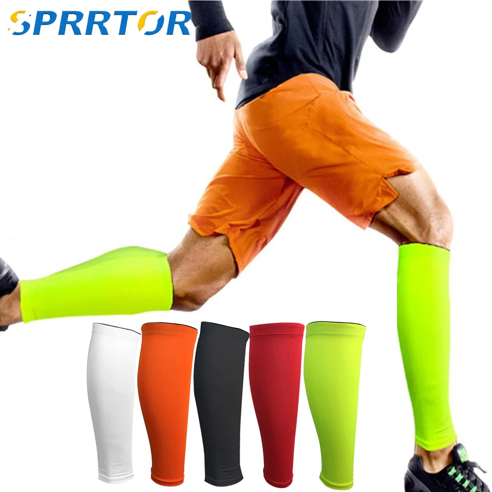 1PCS Sports Calf Compression Sleeve Shin Splint Support Guard Leg Protection Sock for Basketball Running Cycling Travel