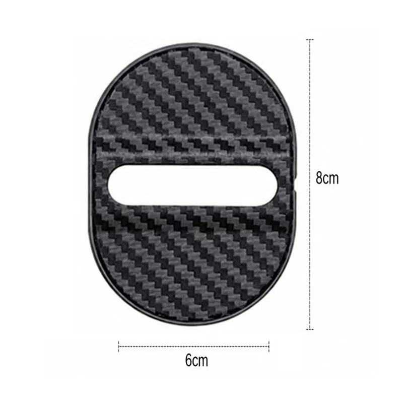 4PCS Car Door Lock Protective Cover Self-adhesive Universal Car Door Lock Anti Rust Sleeve Auto Decorative Accessories