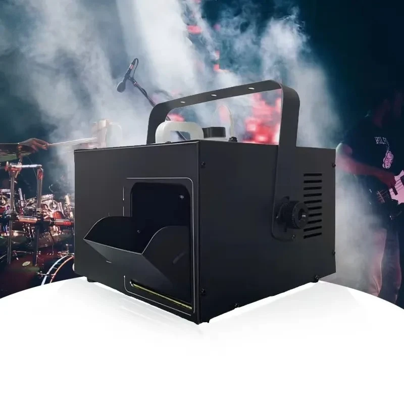 Professional 1500W Mini DJ Hazer Smoke Machine DMX512 Stage Effect Equipment Misting Fog Morning Haze Electric Iron Dry Ice