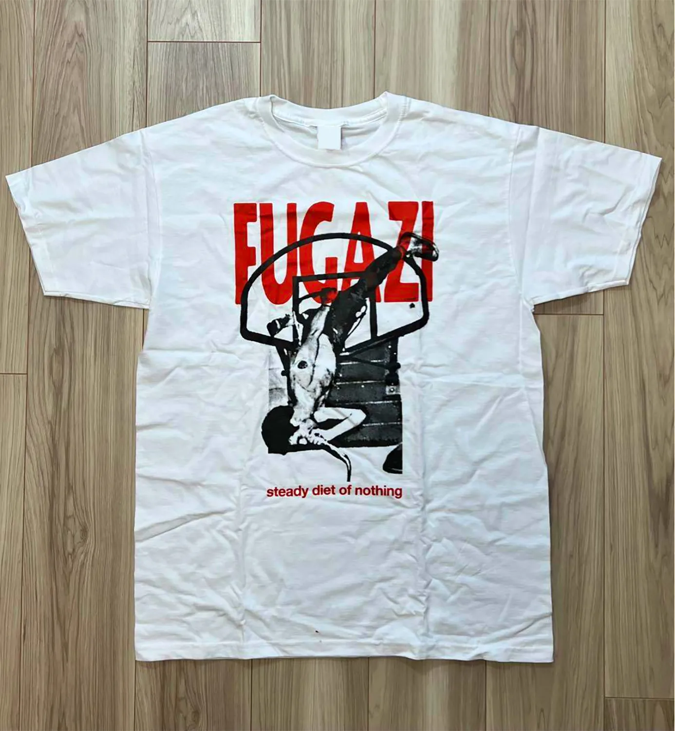 FUGAZI Steady Diet of Nothing White Unisex T-shirt S-5XL