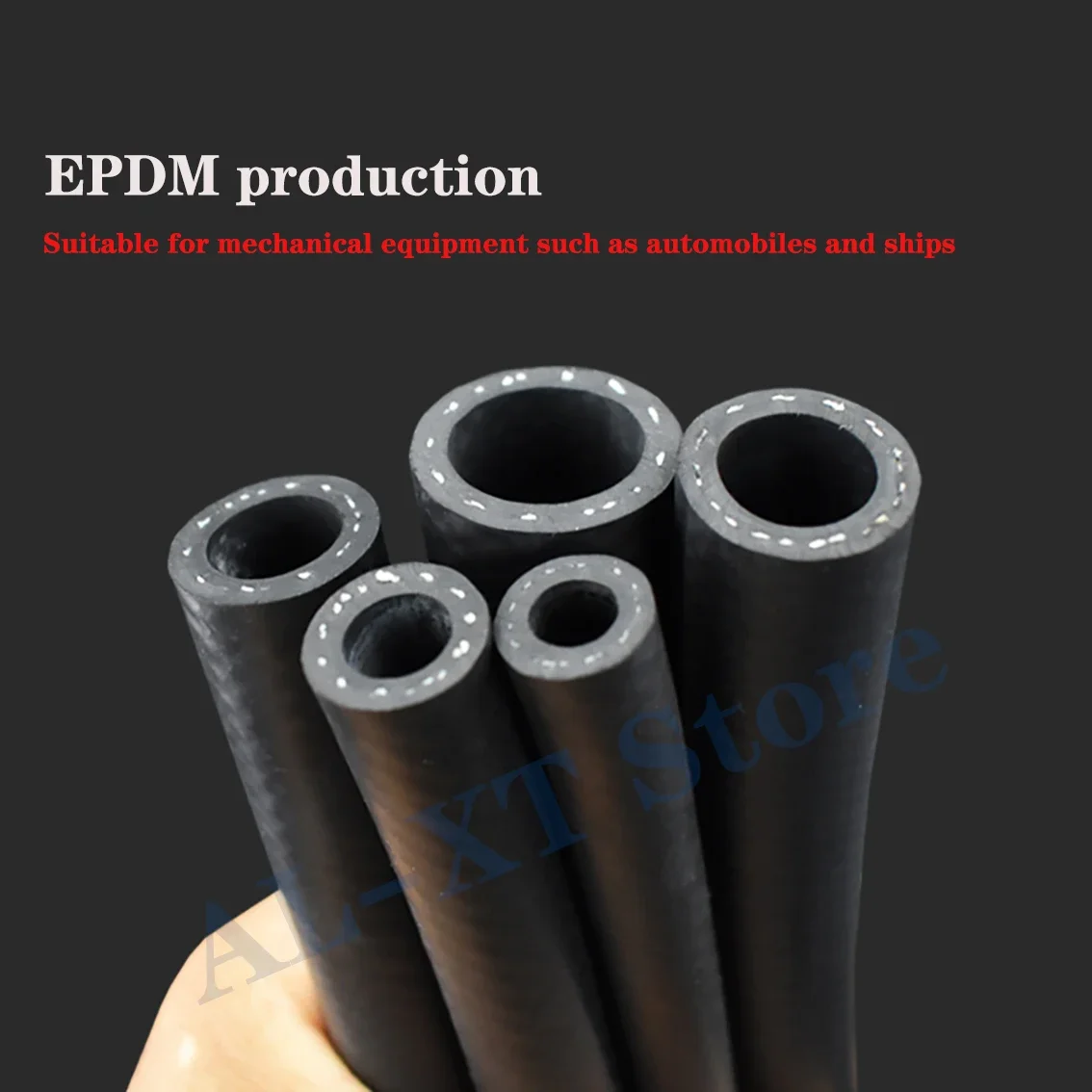 ID 4mm 5mm 6mm 8mm 10mm 12mm 14mm 16mm 19mm 22mm 25mm Car Warm Air Hose EPDM Water Tank Pipe for Car Machinery Engines Radiators view 4