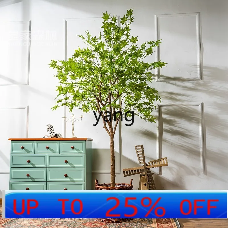 

LHH large-scale simulated maple potted plant floor decoration bionic indoor landscaping landscape ornament