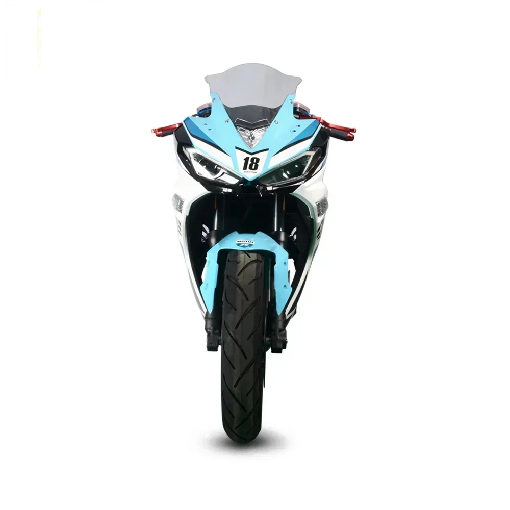 Electric Motorcycle V6 Model 2000W Power with 72V Battery Top Speed of 80km/h racing motorcycles