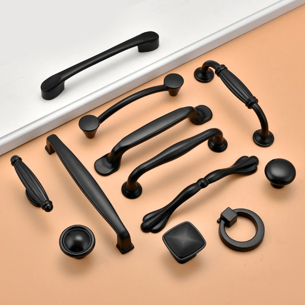 

Aluminum Alloy Cabinet Handle Modern Simple Drawer Pull Handle For Wardrobe Closet Durable Lightweight Smooth Surface Home