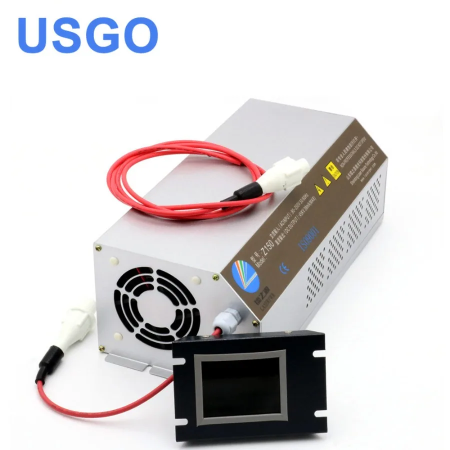 USGO 150-180W CO2 Laser Power Supply Monitor AC90-250V Z150 for CO2 Laser Engraving Cutting Machine HY-Z150 Z Series