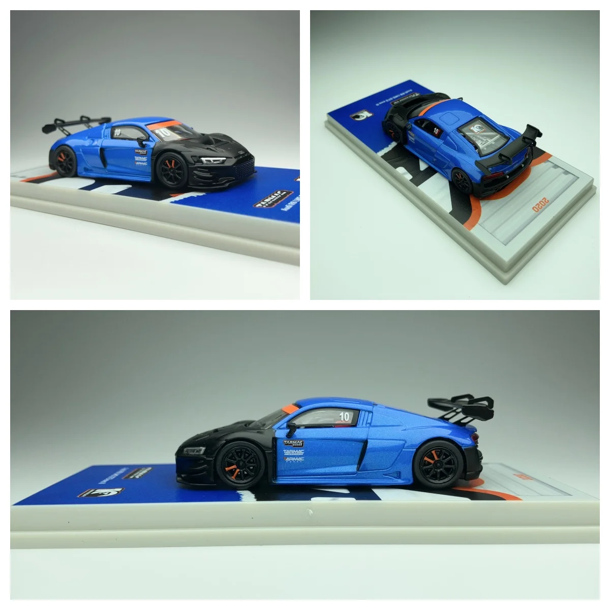 Tarmac 1/64 R8 LMS GT3 Evo || Race Car Diecast Model Limited Edition Hobby Alloy 10th Anniversary
