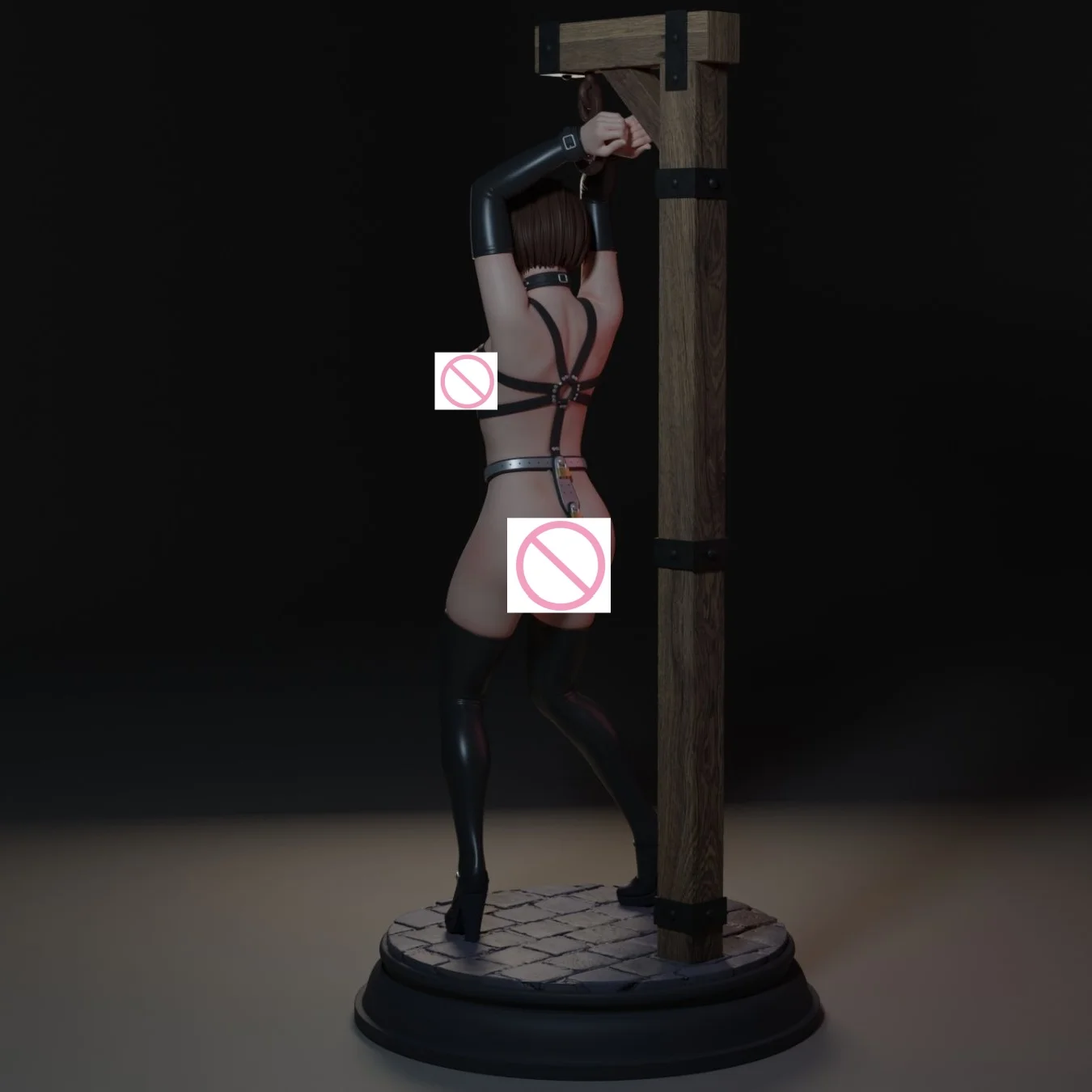 Figura in resina Scala 1/24 75mm The Kidnapped Girl Kit modello di assemblaggio fai da te Smontato Diorama Non verniciato Figurine Giocattoli per hobby