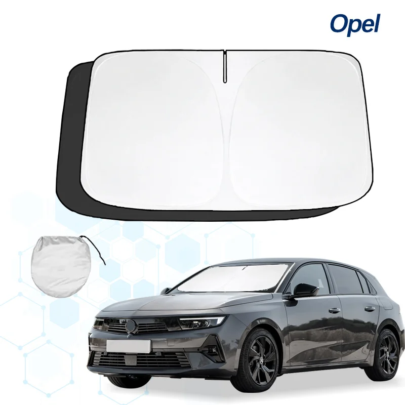 Parasol plegable para parabrisas de coche, Protector contra rayos UV, para Opel Astra J Buick Verano
