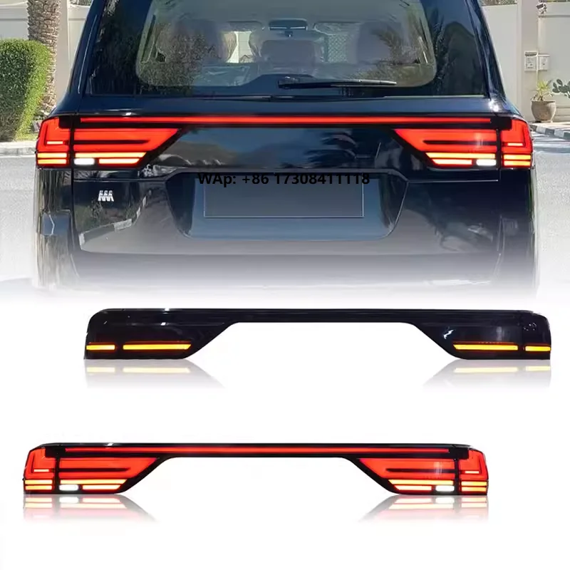 

Car Taillight Assembly for Land Cruiser Lc300 2023 2024 2025 Through-body Flow Light Exterior Accessories Modify Kit
